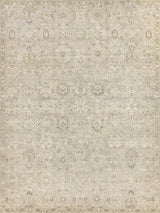 Exquisite Rugs Heirloom Hand-knotted New Zealand Wool 3985 Khaki 4' x 6' Area Rug