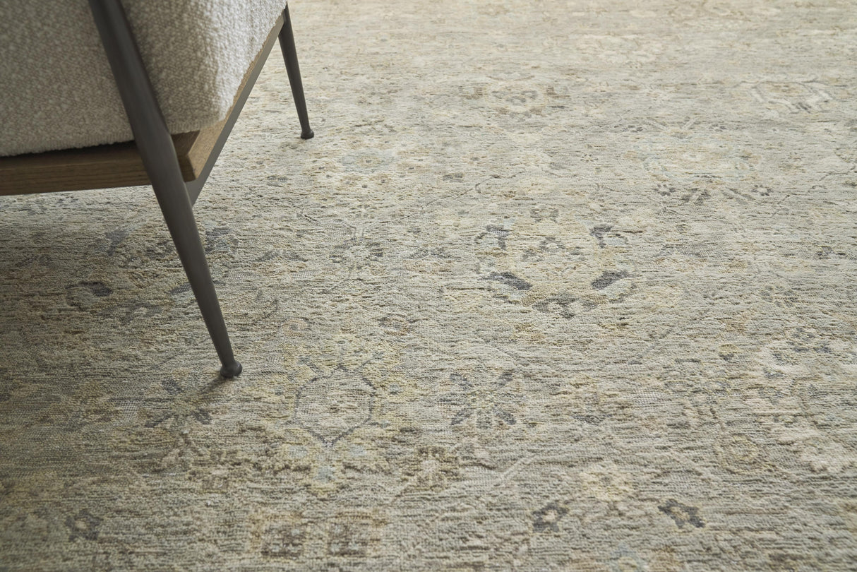 Exquisite Rugs Heirloom Hand-knotted New Zealand Wool 3985 Khaki 8' x 10' Area Rug
