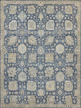 Exquisite Rugs Heirloom Hand-knotted New Zealand Wool 3986 Blue 14' x 18' Area Rug
