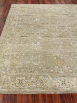 Exquisite Rugs Heirloom Hand-knotted New Zealand Wool 3987 Khaki 8' x 10' Area Rug