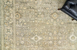 Exquisite Rugs Heirloom Hand-knotted New Zealand Wool 3987 Khaki 8' x 10' Area Rug