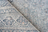 Exquisite Rugs Heritage Power-loomed Polyester/Acrylic 4624 Light Blue/Rust 9' x 12' Area Rug