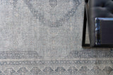 Exquisite Rugs Heritage Power-loomed Polyester/Acrylic 4624 Light Blue/Rust 9' x 12' Area Rug