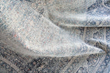 Exquisite Rugs Heritage Power-loomed Polyester/Acrylic 4624 Light Blue/Rust 9' x 12' Area Rug