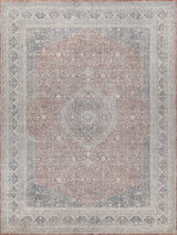 Exquisite Rugs Heritage Power-loomed Polyester/Acrylic 4625 Red/Navy 12' x 15' Area Rug