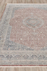 Exquisite Rugs Heritage Power-loomed Polyester/Acrylic 4625 Red/Navy 12' x 15' Area Rug