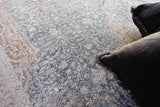 Exquisite Rugs Heritage Power-loomed Polyester/Acrylic 4627 Light Blue/Navy 12' x 15' Area Rug