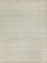 Exquisite Rugs Hesse Handwoven Polyester/Cotton 3856 Light Silver 6' x 9' Area Rug