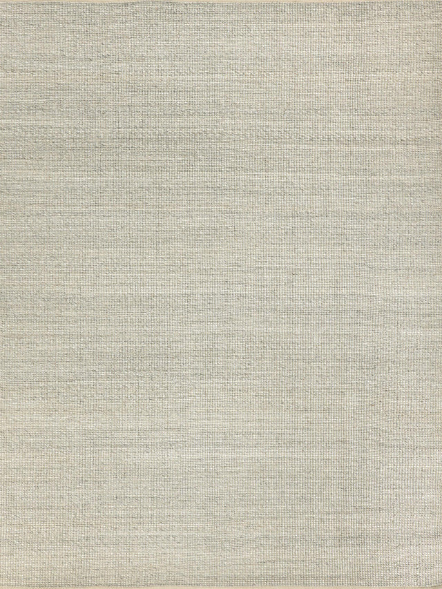 Exquisite Rugs Hesse Handwoven Polyester/Cotton 3856 Light Silver 8' x 10' Area Rug