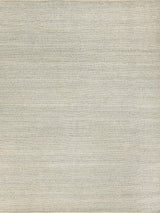 Exquisite Rugs Hesse Handwoven Polyester/Cotton 3856 Light Silver 9' x 12' Area Rug