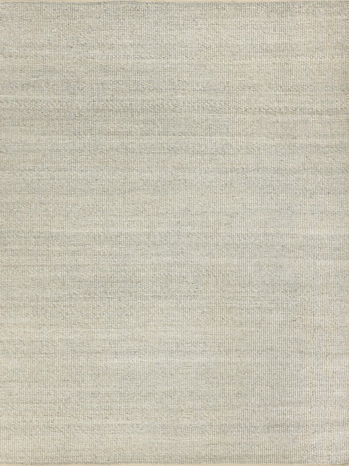 Exquisite Hesse Handwoven Polyester/Cotton Light Silver Area Rug 9.0'X12.0' Rug