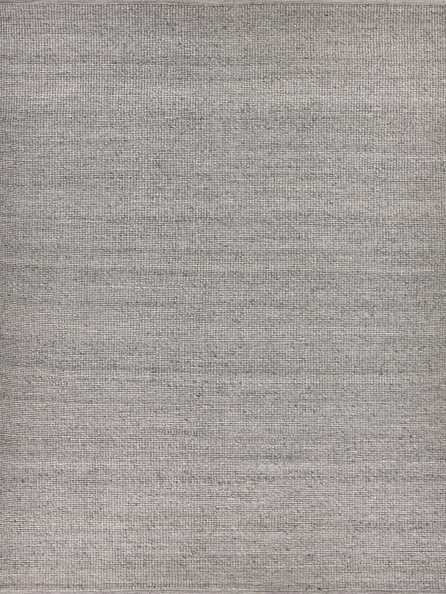 Exquisite Rugs Hesse Handwoven Polyester/Cotton 3857 Silver 8' x 10' Area Rug