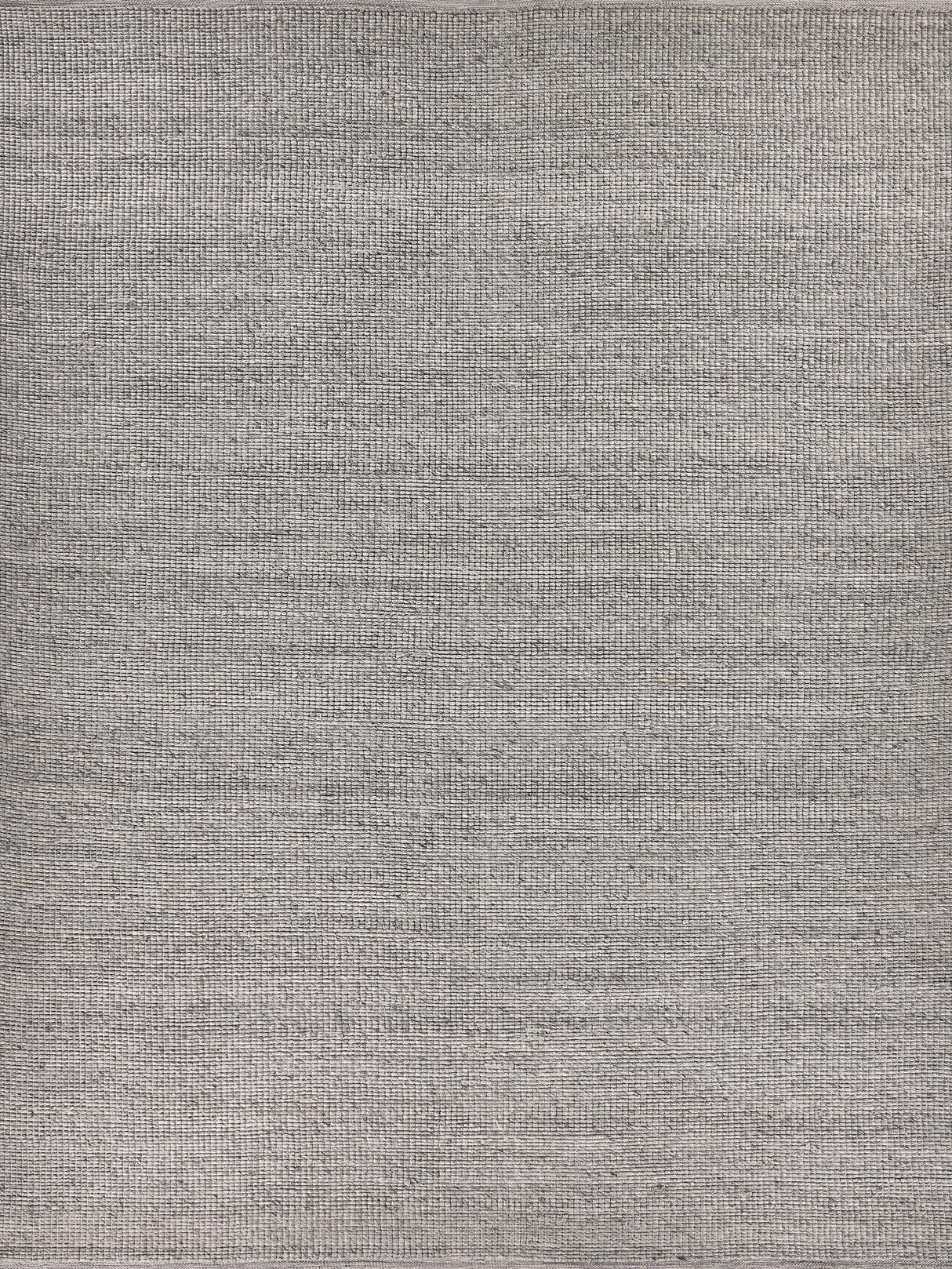 Exquisite Hesse Handwoven Polyester/Cotton Silver Area Rug 8.0'X10.0' Rug