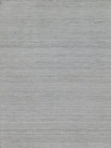 Exquisite Kashmir Indoor/Outdoor Flatweave PET yarn Light Silver Area Rug 6.0'X9.0' Rug