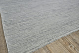 Exquisite Rugs Kashmir Indoor/Outdoor Flatweave PET yarn 4852 Light Silver 6' x 9' Area Rug