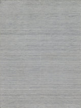 Exquisite Rugs Kashmir Indoor/Outdoor Flatweave PET yarn 4852 Light Silver 9' x 12' Area Rug