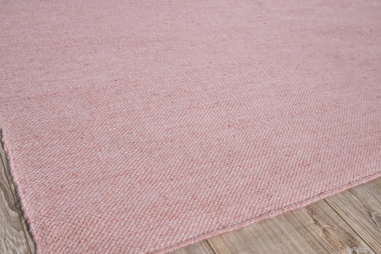 Exquisite Rugs Kashmir Indoor/Outdoor Flatweave PET yarn 4855 Light Pink 6' x 9' Area Rug