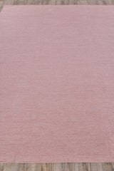 Exquisite Rugs Kashmir Indoor/Outdoor Flatweave PET yarn 4855 Light Pink 6' x 9' Area Rug