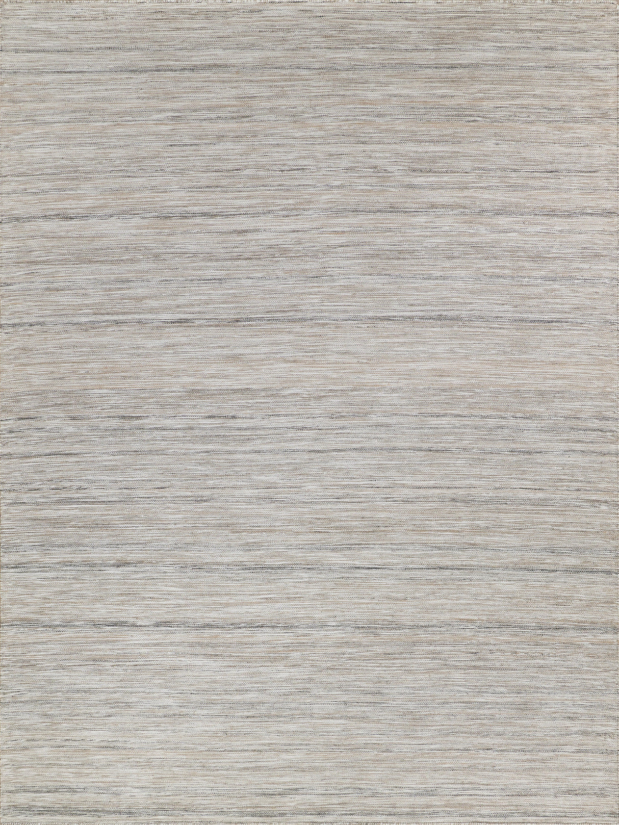 Exquisite Rugs Kashmir Indoor/Outdoor Flatweave PET yarn 4860 Light Taupe 6' x 9' Area Rug