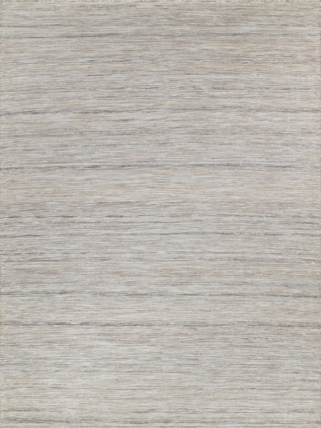 Exquisite Rugs Kashmir Indoor/Outdoor Flatweave PET yarn 4860 Light Taupe 6' x 9' Area Rug