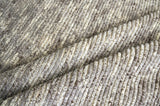 Exquisite Rugs Kaza Hand-knotted New Zealand Wool 4101 Gray/Ivory 6' x 9' Area Rug