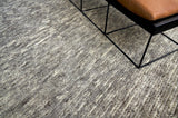 Exquisite Rugs Kaza Hand-knotted New Zealand Wool 4101 Gray/Ivory 6' x 9' Area Rug