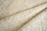 Exquisite Rugs Kaza Hand-knotted New Zealand Wool 4102 Light Silver/Ivory 8' x 10' Area Rug