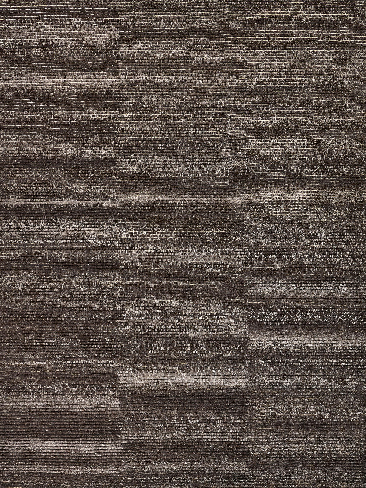 Exquisite Kaza Hand-knotted New Zealand Wool Charcoal/Brown Area Rug 8.0'X10.0' Rug