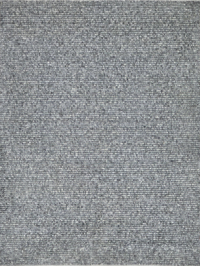 Exquisite Rugs Kaza Hand-loomed New Zealand Wool 5301 Charcoal/Gray 9' x 12' Area Rug