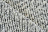 Exquisite Rugs Kaza Hand-loomed New Zealand Wool 5302 Ivory/Silver 10' x 14' Area Rug