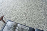 Exquisite Rugs Kaza Hand-loomed New Zealand Wool 5302 Ivory/Silver 6' x 9' Area Rug