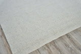 Exquisite Rugs Kaza Hand-loomed New Zealand Wool 5304 Ivory 8' x 10' Area Rug
