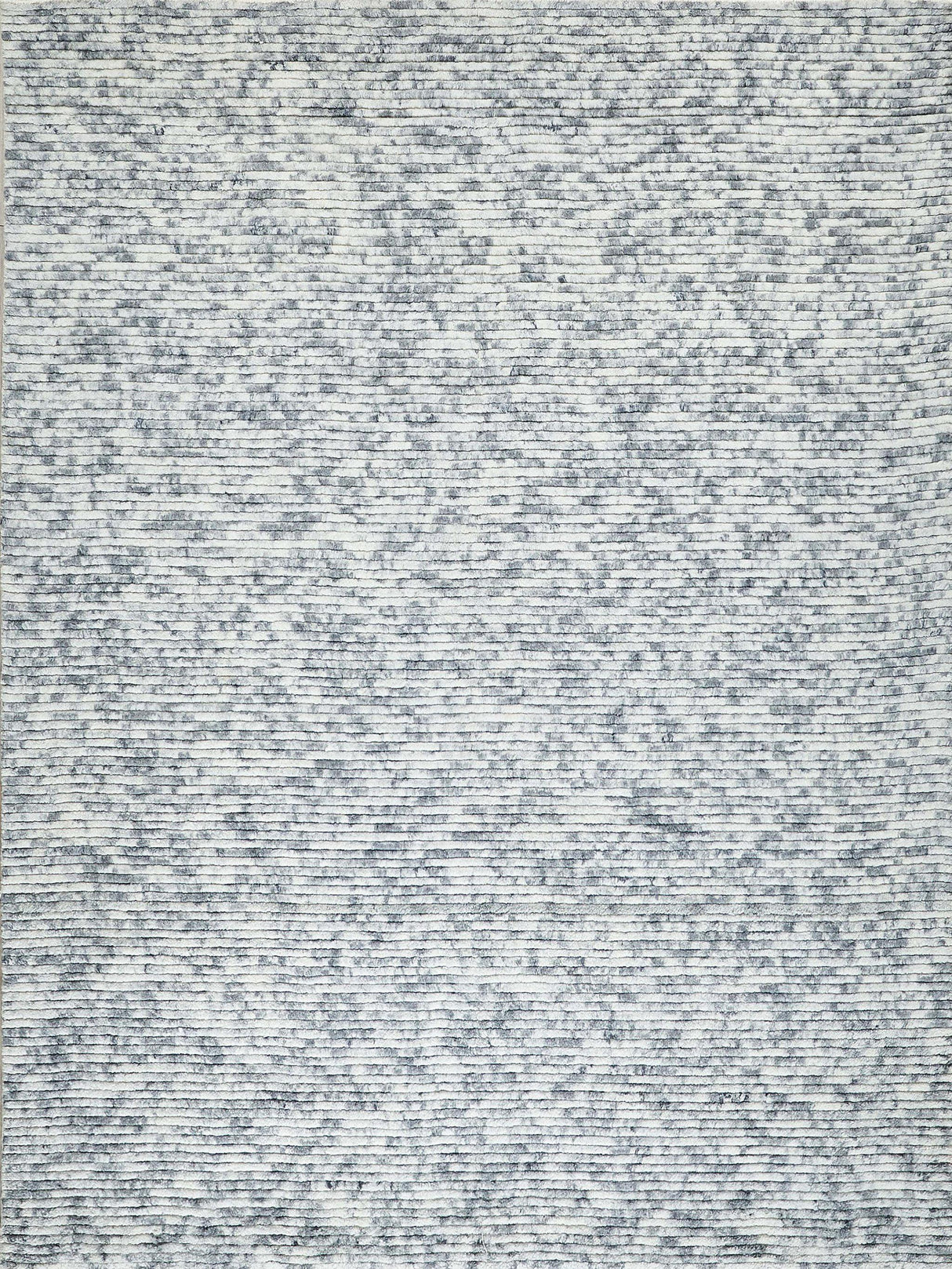 Exquisite Kaza Hand-loomed New Zealand Wool Ivory/Light Gray Area Rug 9.0'X12.0' Rug