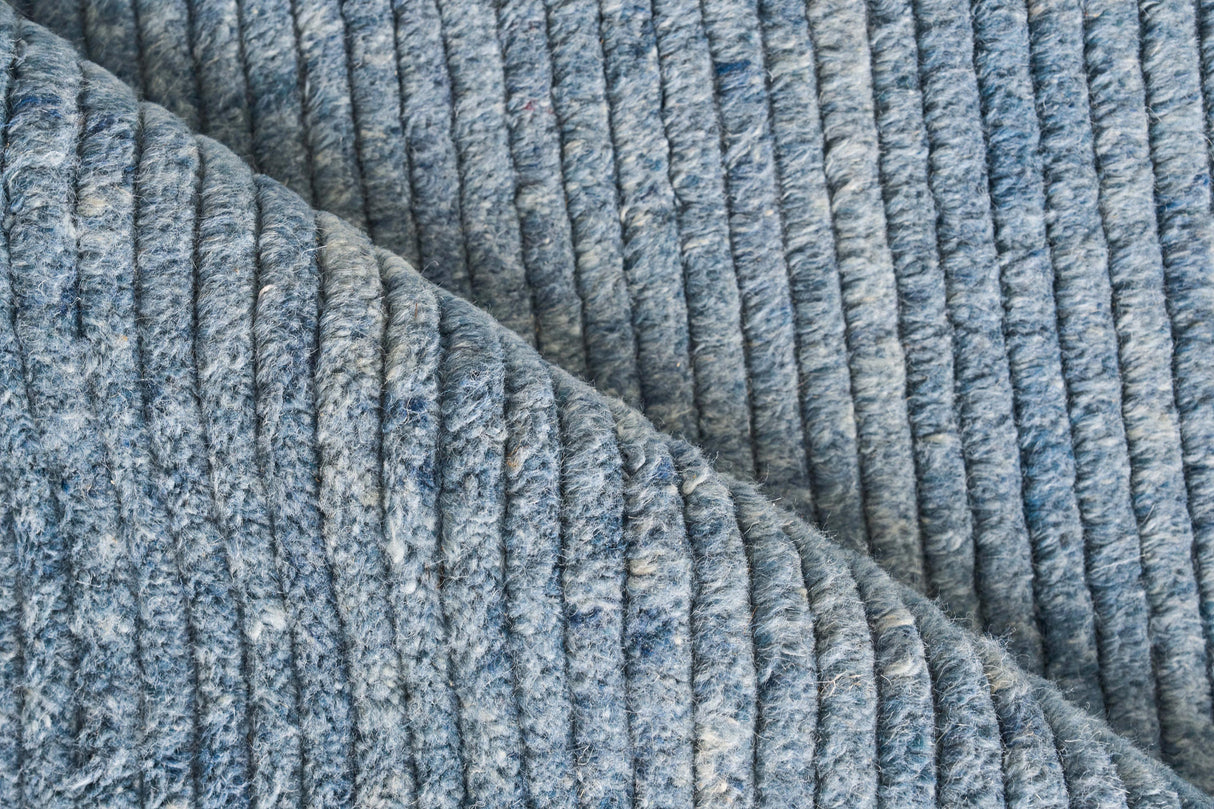 Exquisite Rugs Kaza Hand-loomed New Zealand Wool 5364 Blue 12' x 15' Area Rug