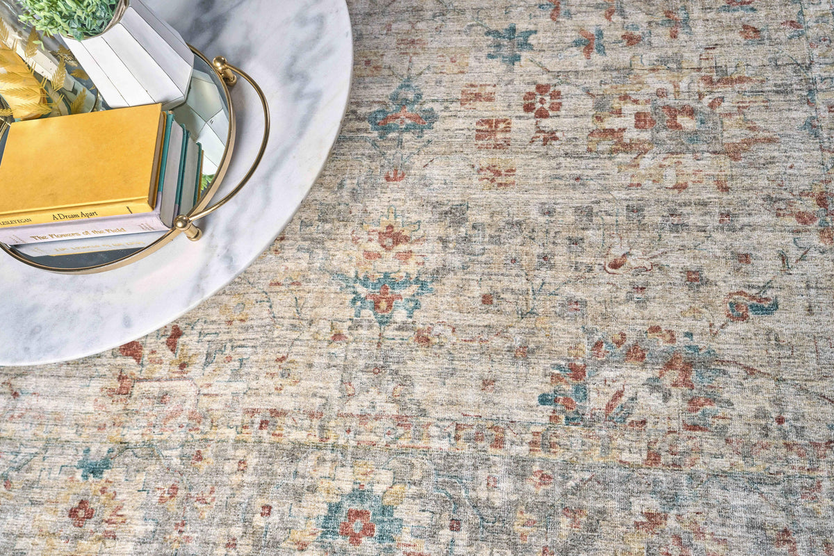 Exquisite Rugs Kensington Hand-loomed Wool/Bamboo Silk 5338 Beige 14' x 18' Area Rug
