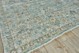 Exquisite Rugs Kensington Hand-loomed Wool/Bamboo Silk 5339 Blue 14' x 18' Area Rug