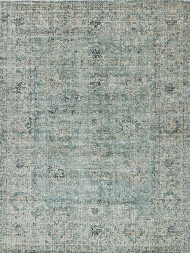 Exquisite Rugs Kensington Hand-loomed Wool/Bamboo Silk 5339 Blue 14' x 18' Area Rug