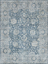 Exquisite Rugs Kensington Hand-loomed Wool/Bamboo Silk 5340 Navy 14' x 18' Area Rug