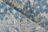 Exquisite Rugs Kensington Hand-loomed Wool/Bamboo Silk 5340 Navy 14' x 18' Area Rug