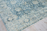 Exquisite Rugs Kensington Hand-loomed Wool/Bamboo Silk 5340 Navy 8' x 10' Area Rug