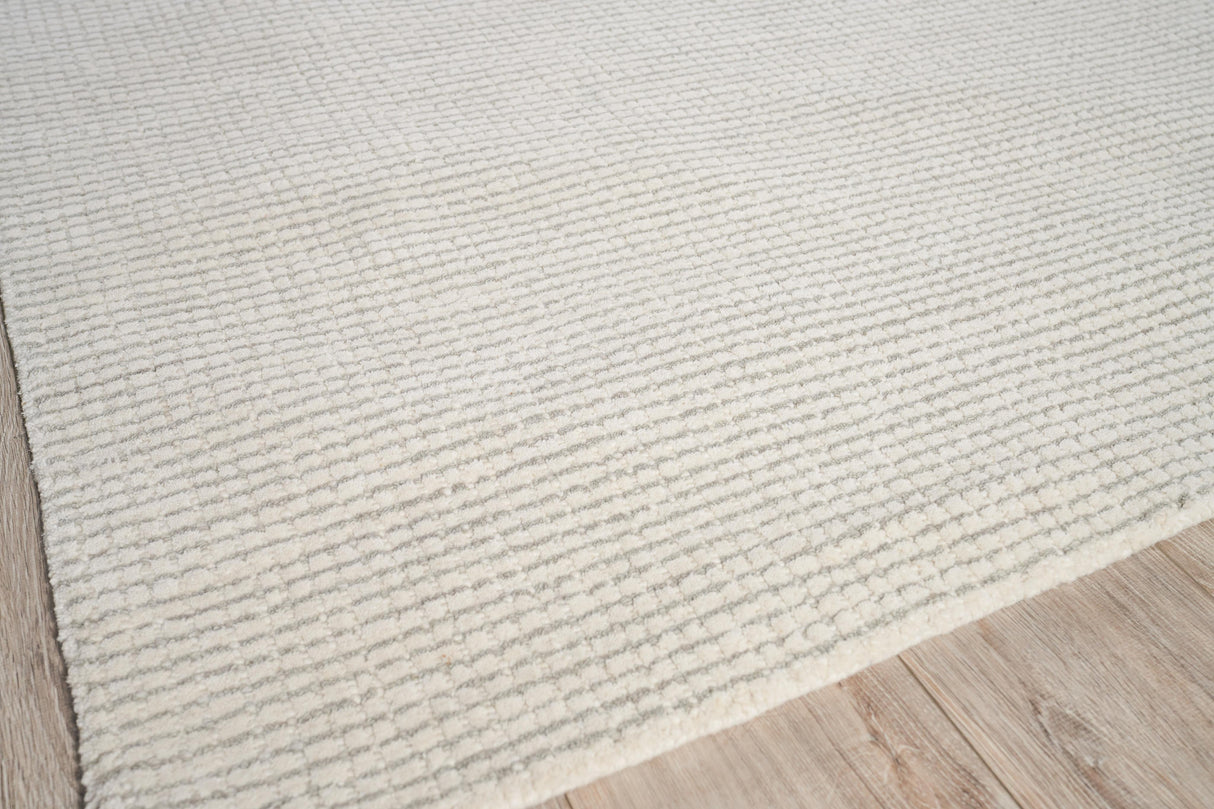 Exquisite Rugs Key West Hand-tufted New Zealand Wool 6027 Light Silver 8' x 10' Area Rug