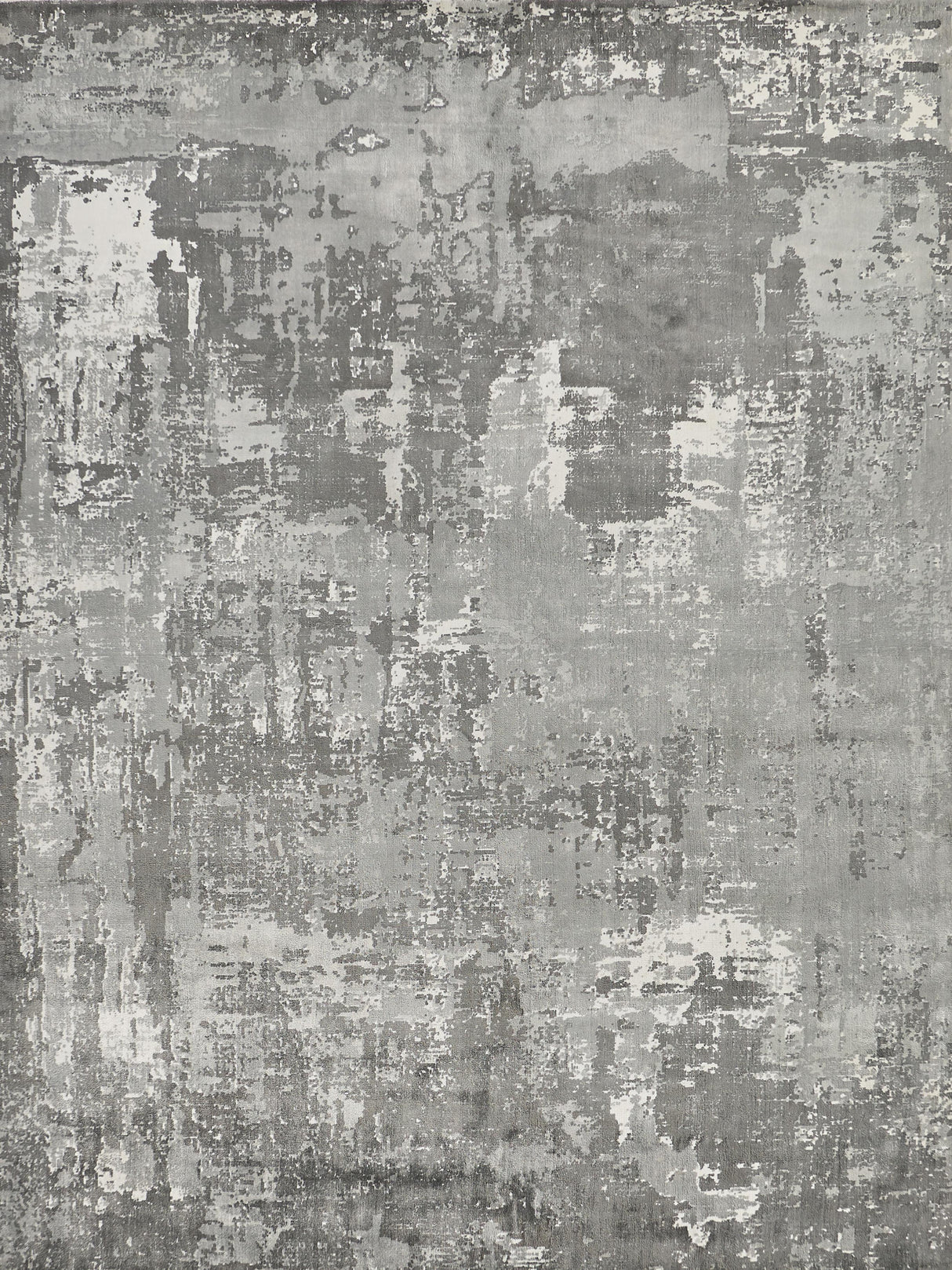 Exquisite Rugs Koda Hand-loomed Bamboo Silk 3380 Gray/Ivory 8' x 10' Area Rug