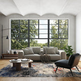 Exquisite Rugs Laureno Hand-knotted Bamboo Silk 4022 Blue/Gray 10' x 8' Area Rug