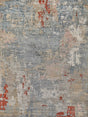 Exquisite Rugs Laureno Hand-knotted Bamboo Silk 4470 Blue/Multi 8' x 10' Area Rug