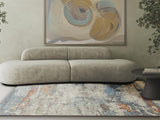 Exquisite Rugs Laureno Hand-knotted Bamboo Silk 4473 Blue Multi 14' x 10' Area Rug