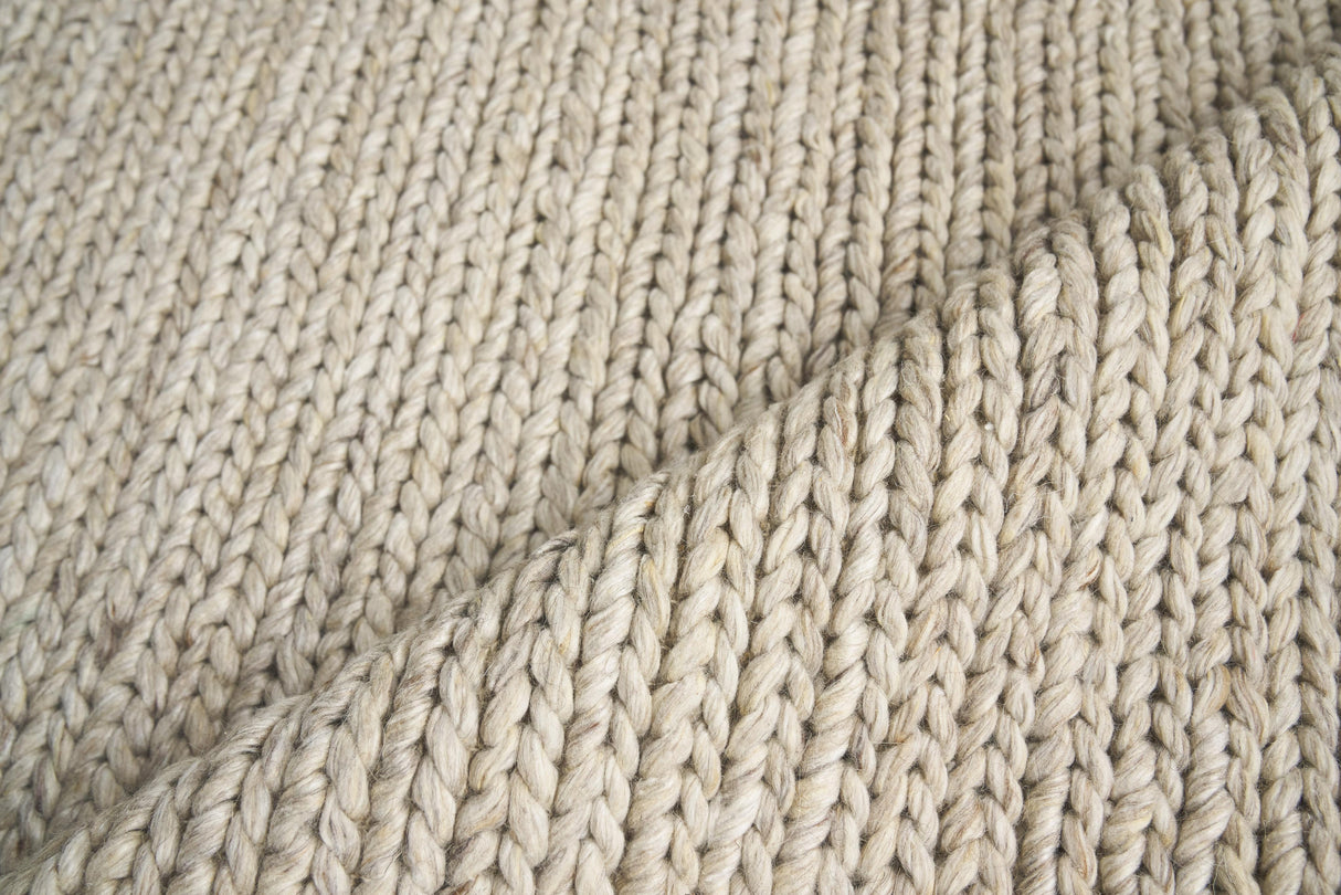 Exquisite Rugs Lauryn Handwoven Polyester/Cotton 3861 Beige 6' x 9' Area Rug