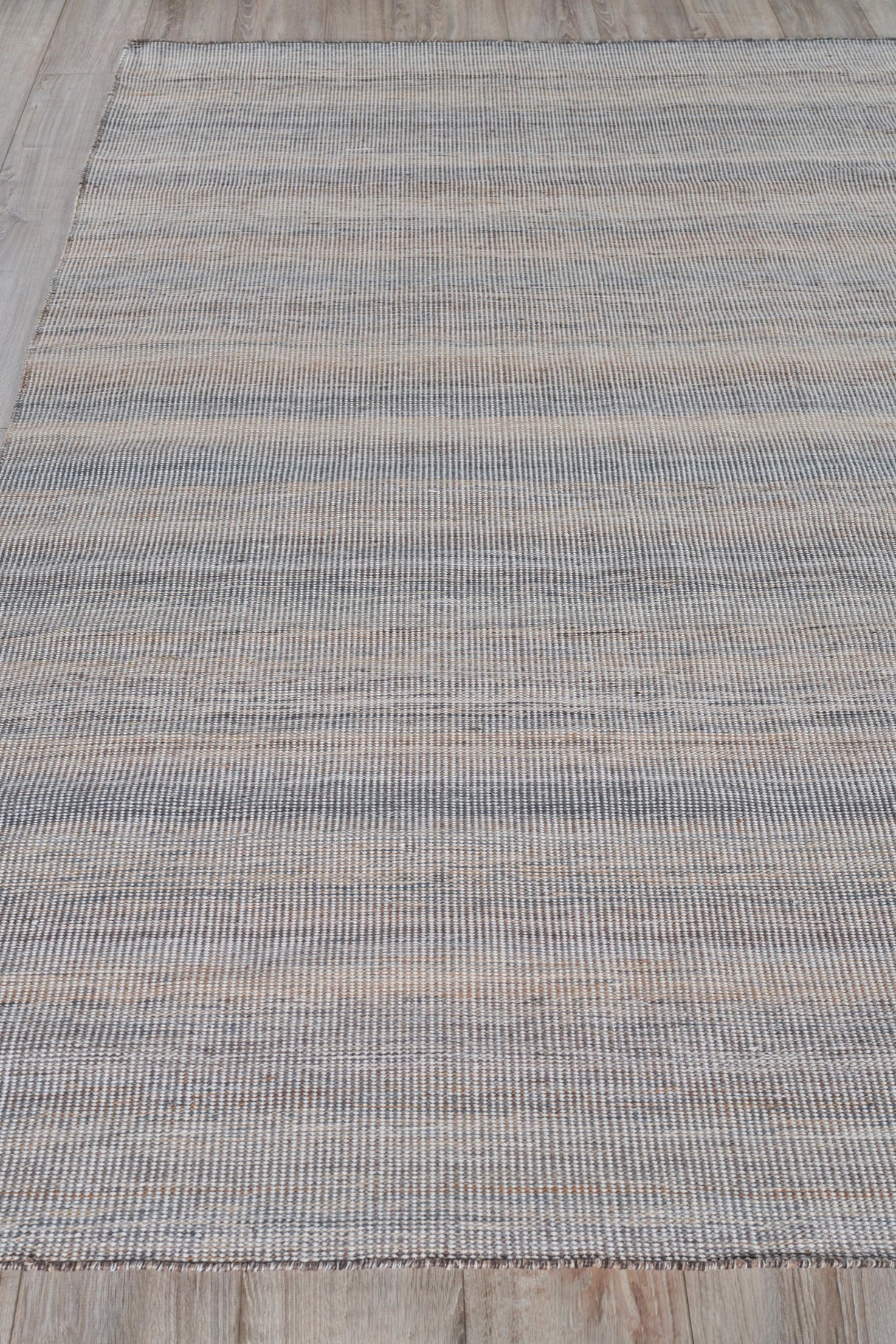 Exquisite Rugs Lenzi Indoor/Outdoor Flatweave PET yarn 4861 Gray/Ivory 10' x 14' Area Rug