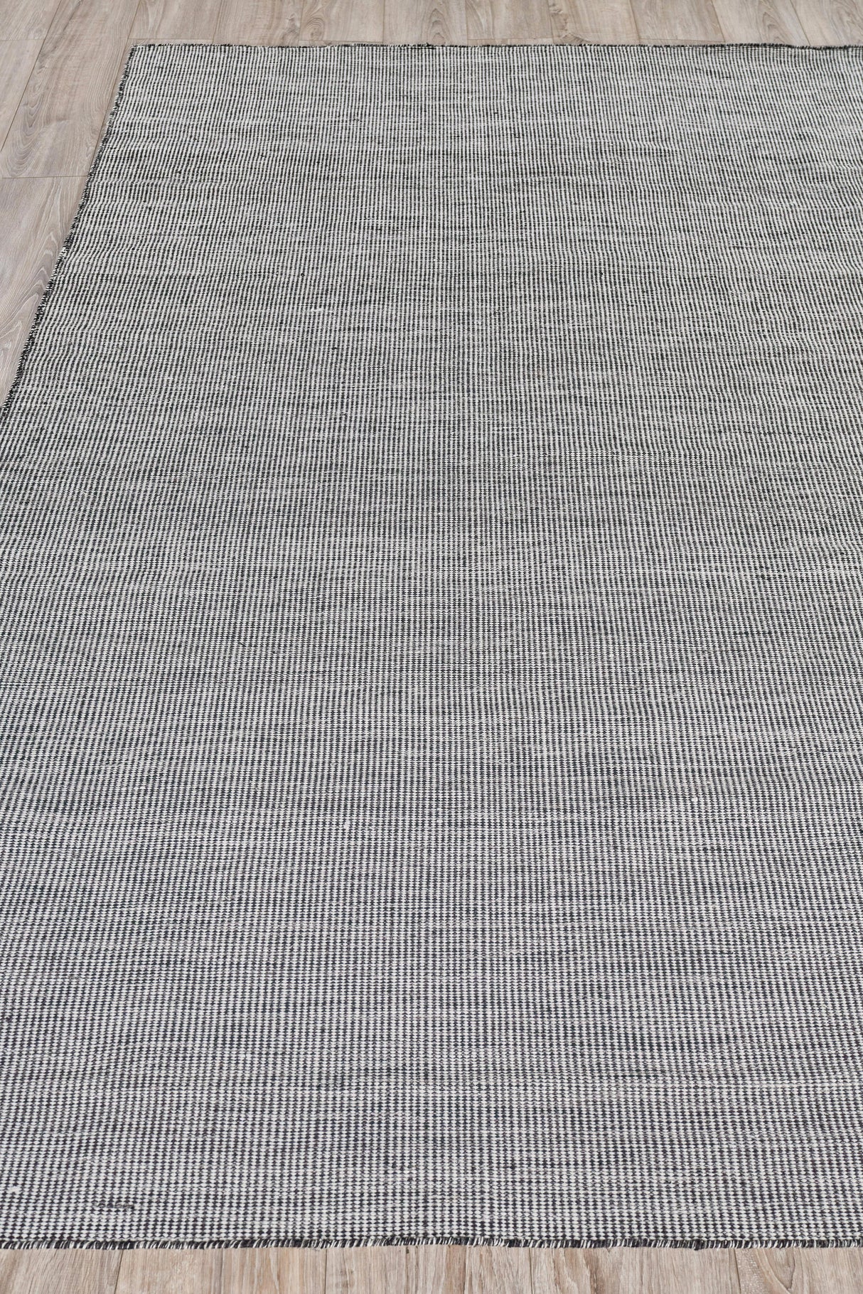 Exquisite Rugs Lenzi Indoor/Outdoor Flatweave PET yarn 4862 Black/Ivory 3' x 5' Area Rug