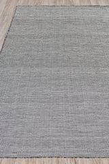 Exquisite Rugs Lenzi Indoor/Outdoor Flatweave PET yarn 4862 Black/Ivory 3' x 5' Area Rug