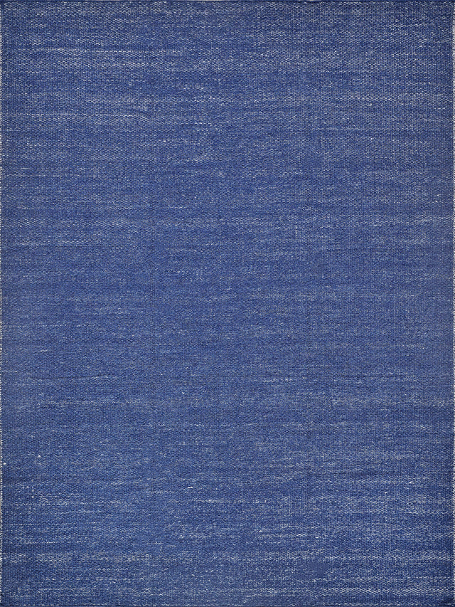 Exquisite Rugs Loro Indoor/Outdoor Flatweave PET yarn 4859 Navy 3' x 5' Area Rug